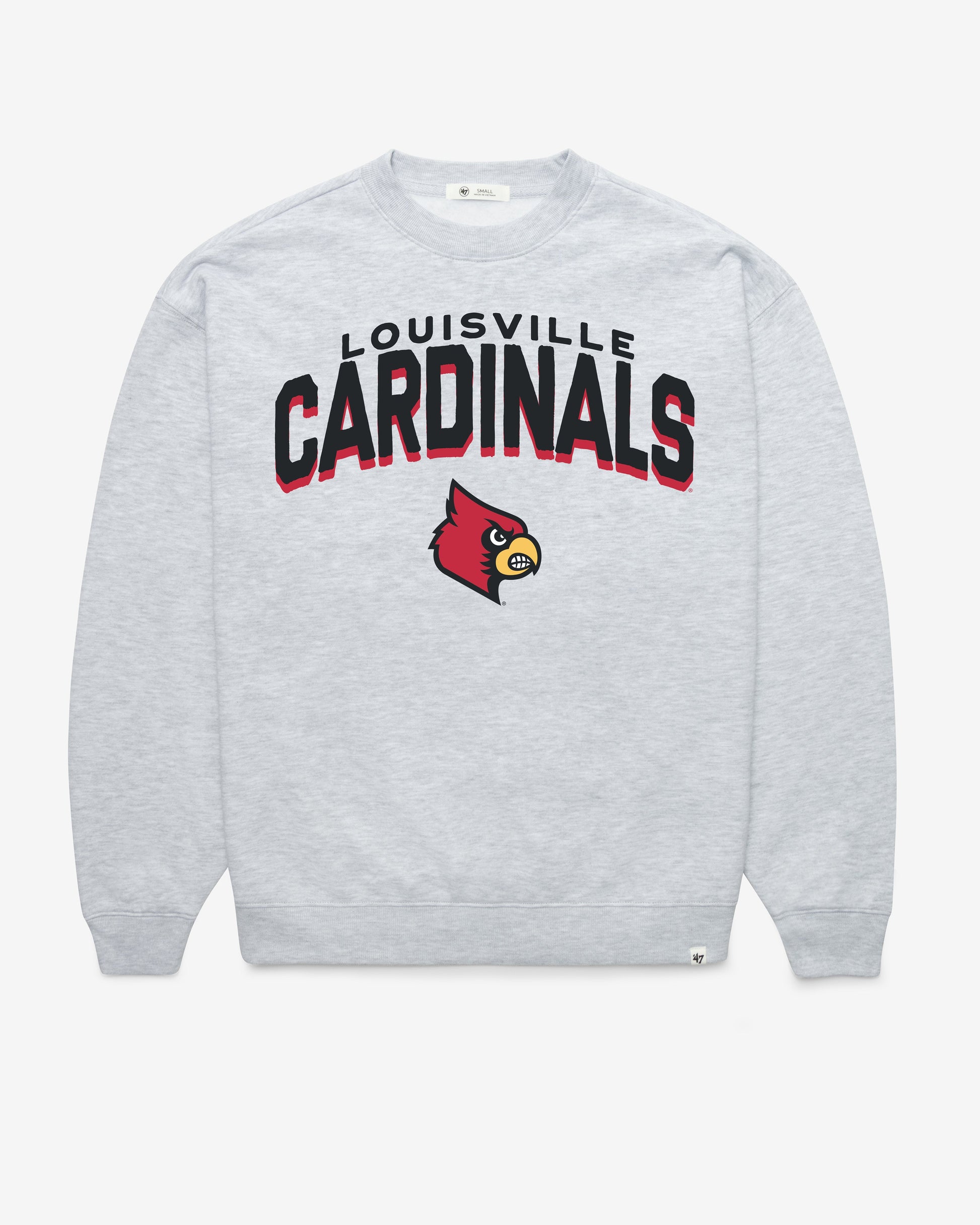 LOUISVILLE CARDINALS CAMPUS ARCH CLOUD '47 OVERSIZED CREW WOMENS