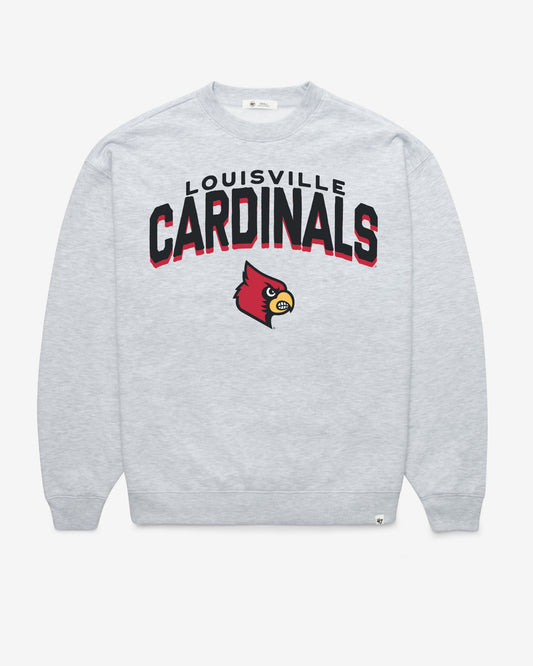 LOUISVILLE CARDINALS CAMPUS ARCH CLOUD '47 OVERSIZED CREW WOMENS