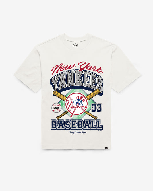 NEW YORK YANKEES STONEY CLOVER LANE X '47 FOUNDATION TEE WOMENS