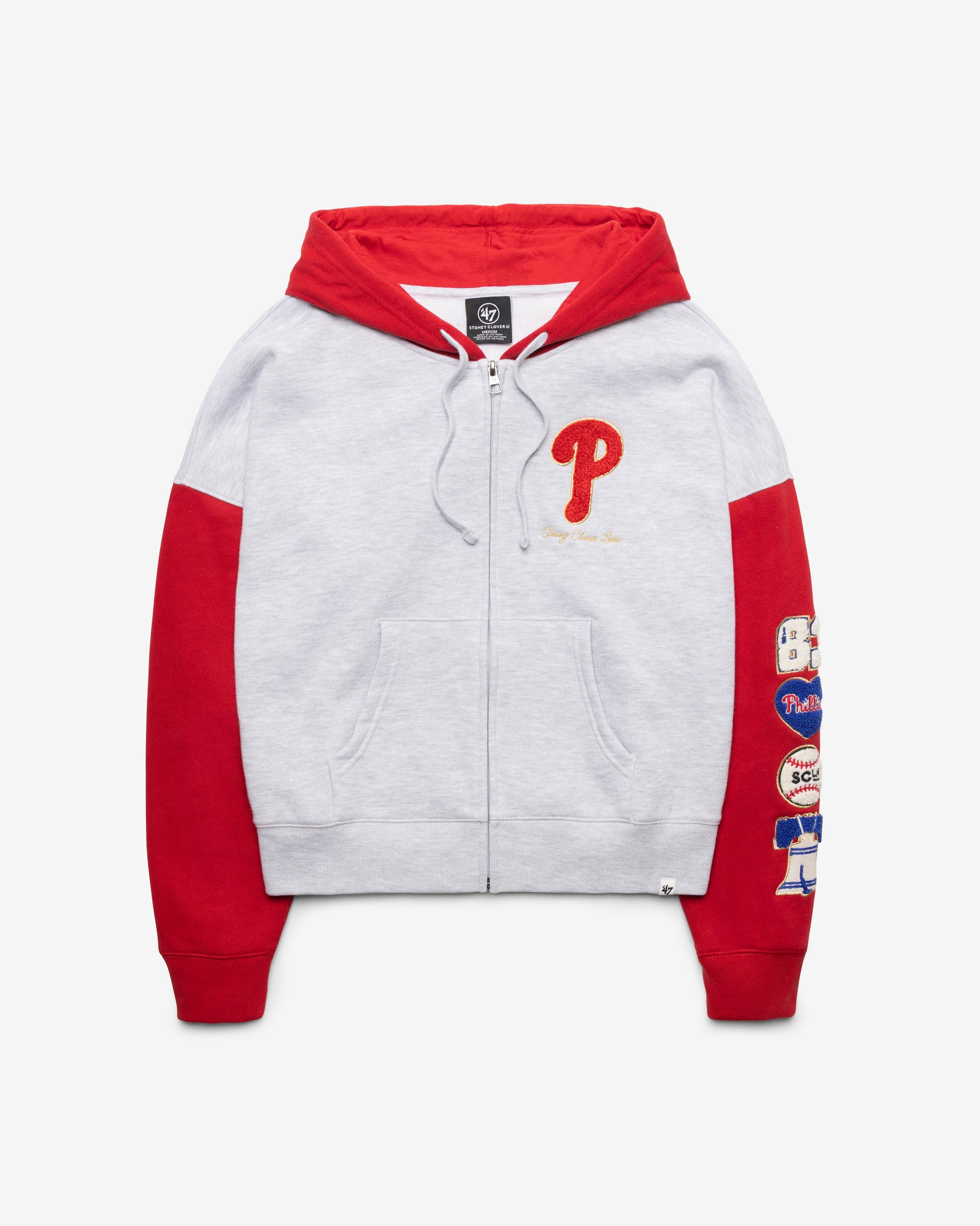 PHILADELPHIA PHILLIES STONEY CLOVER LANE X '47 FULL ZIP WOMENS