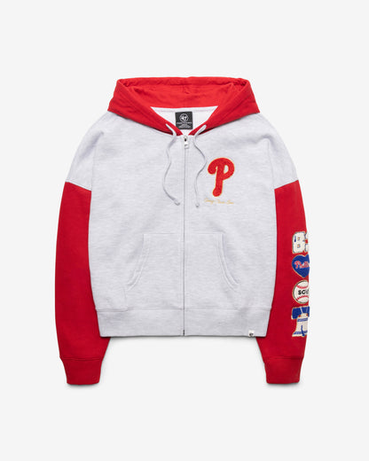PHILADELPHIA PHILLIES STONEY CLOVER LANE X '47 FULL ZIP WOMENS