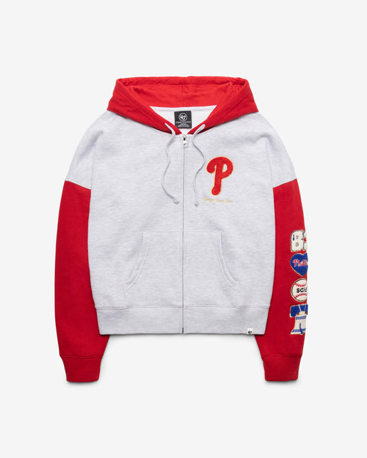 PHILADELPHIA PHILLIES STONEY CLOVER LANE X '47 FULL ZIP WOMENS