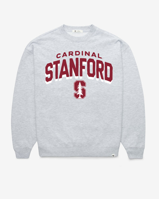 STANFORD CARDINAL CAMPUS ARCH CLOUD '47 OVERSIZED CREW WOMENS