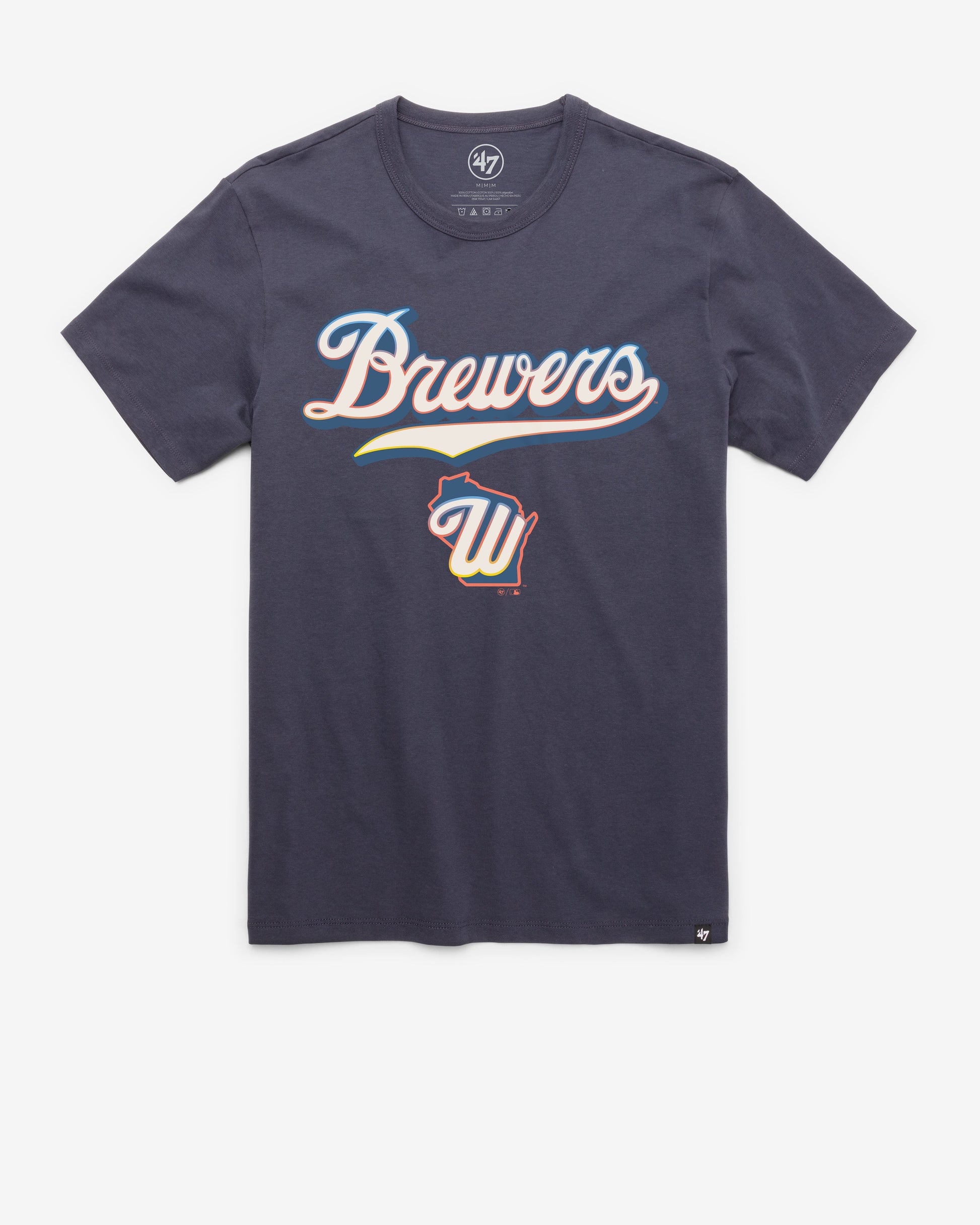 MILWAUKEE BREWERS CITY CONNECT PREGAME '47 FRANKLIN TEE