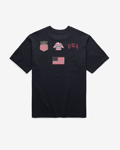 USA HOCKEY VINTAGE HISTORY LOCK '47 FOUNDATION TEE