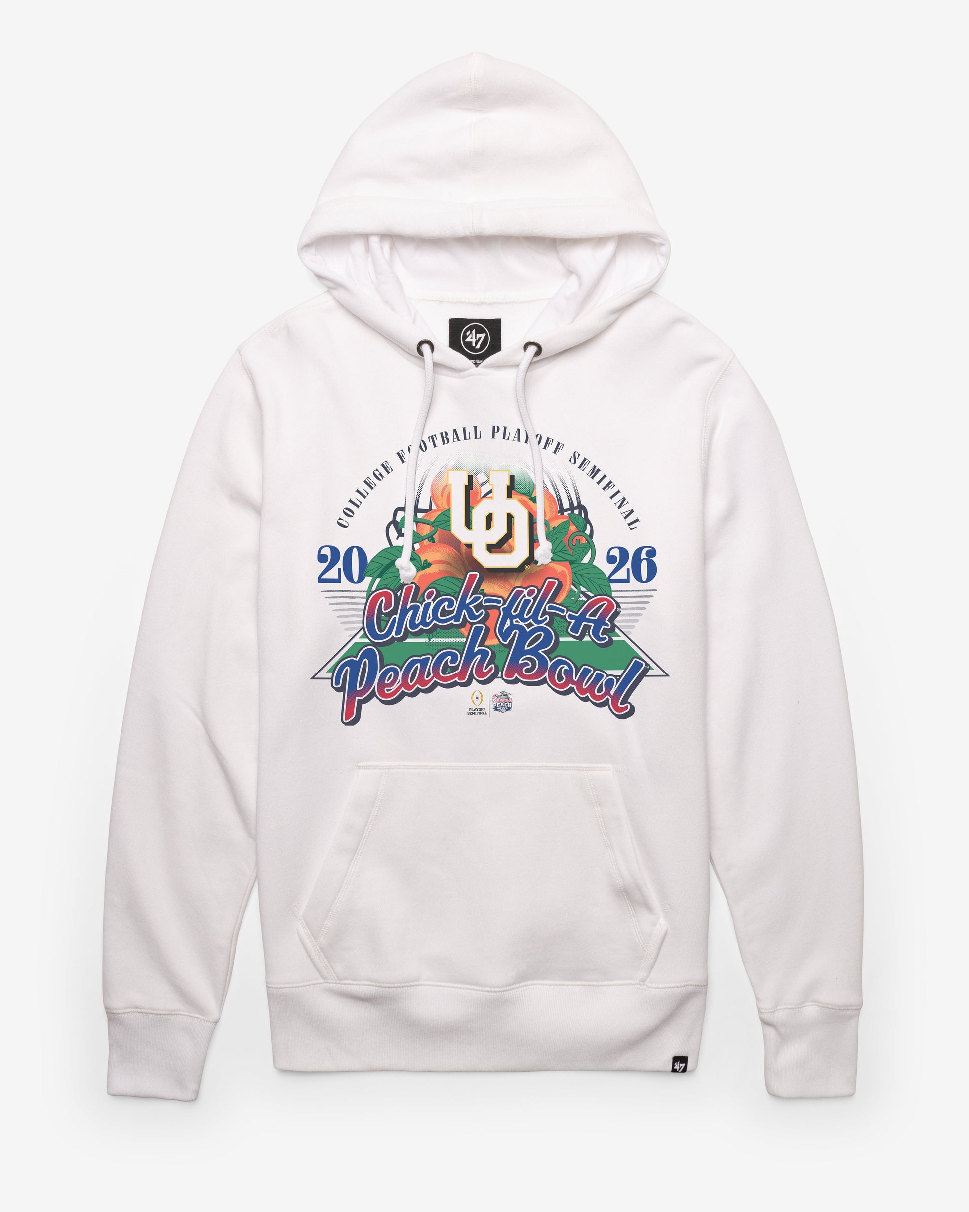 OREGON DUCKS PEACH BOWL '47 HEADLINE HOOD