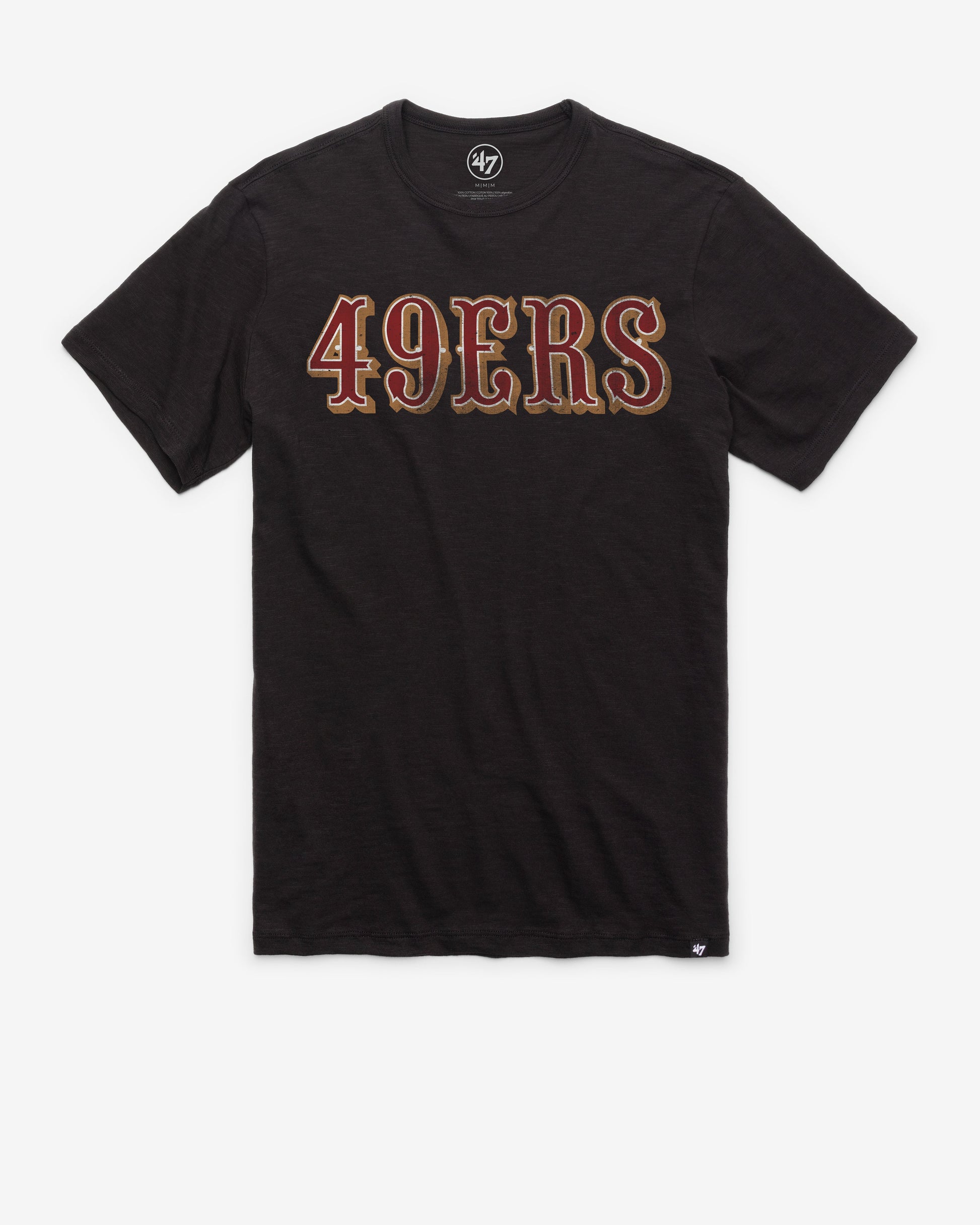 SAN FRANCISCO 49ERS GRIT WORDMARK '47 SCRUM TEE