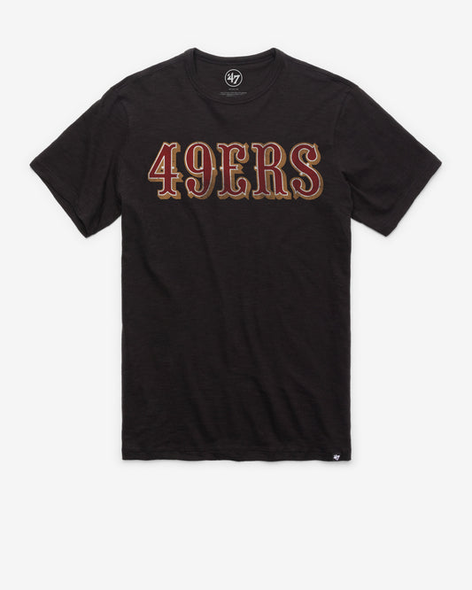 SAN FRANCISCO 49ERS GRIT WORDMARK '47 SCRUM TEE