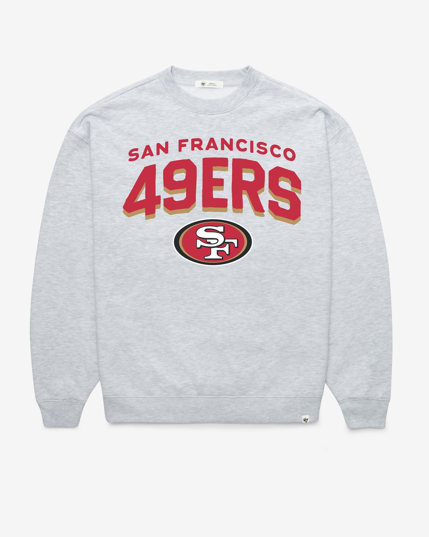 SAN FRANCISCO 49ERS CAMPUS ARCH CLOUD '47 OVERSIZED CREW WOMEN