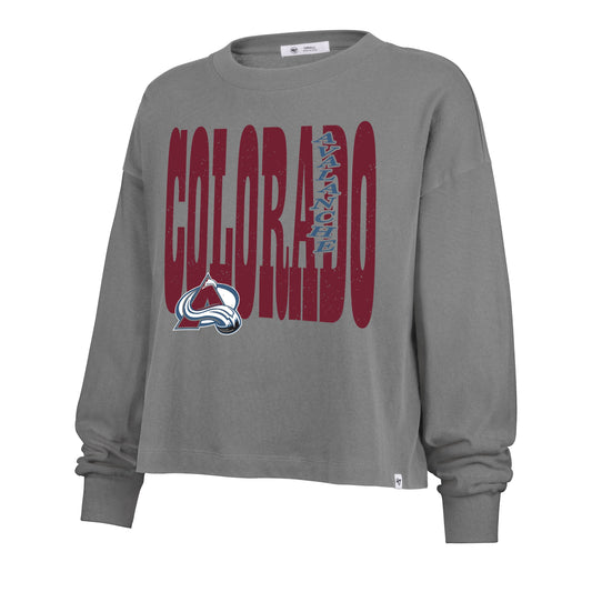 COLORADO AVALANCHE BOLD STACK '47 SYDNEY LONG SLEEVE TEE WOMENS