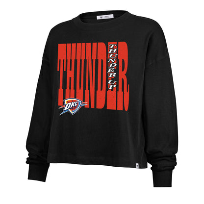 OKLAHOMA CITY THUNDER BOLD STACK '47 SYDNEY LONG SLEEVE TEE WOMENS