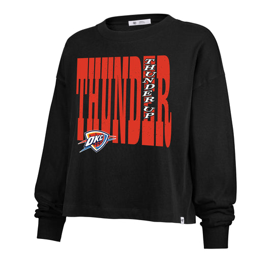 OKLAHOMA CITY THUNDER BOLD STACK '47 SYDNEY LONG SLEEVE TEE WOMENS
