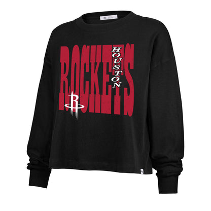 HOUSTON ROCKETS BOLD STACK '47 SYDNEY LONG SLEEVE TEE WOMENS