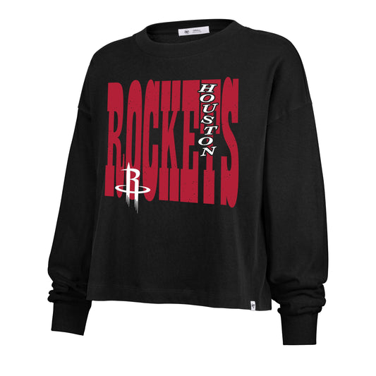 HOUSTON ROCKETS BOLD STACK '47 SYDNEY LONG SLEEVE TEE WOMENS