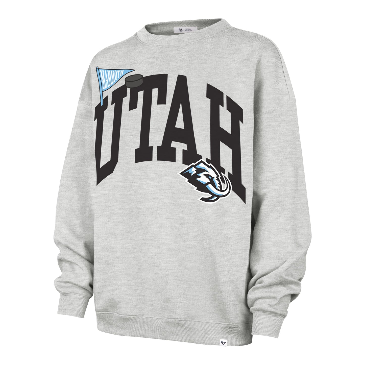 UTAH MAMMOTH ARCHED ICON '47 OVERSIZED CREW WOMENS