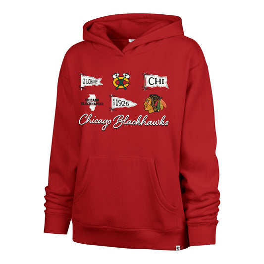 CHICAGO BLACKHAWKS BOW AND BANNERS '47 NAOMI HOOD WOMENS