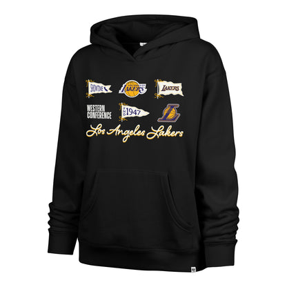 LOS ANGELES LAKERS BOW AND BANNERS '47 NAOMI HOOD WOMENS