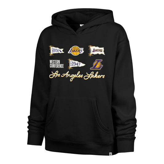LOS ANGELES LAKERS BOW AND BANNERS '47 NAOMI HOOD WOMENS