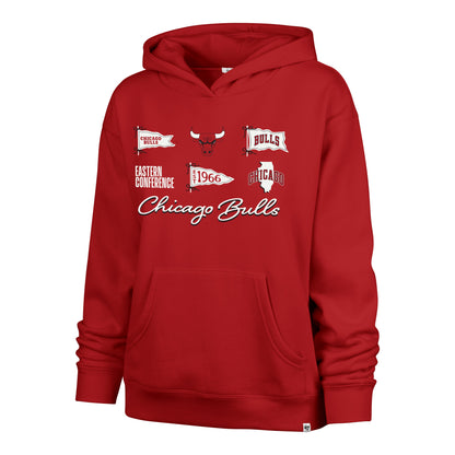 CHICAGO BULLS BOW AND BANNERS '47 NAOMI HOOD WOMENS