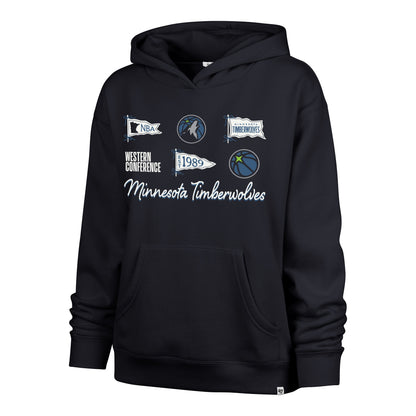 MINNESOTA TIMBERWOLVES BOW AND BANNERS '47 NAOMI HOOD WOMENS