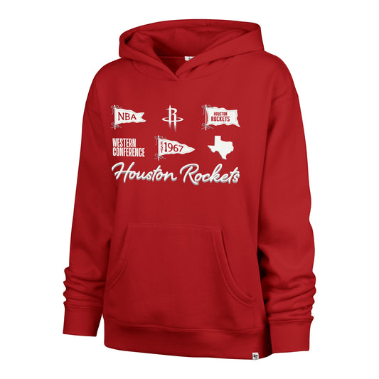 HOUSTON ROCKETS BOW AND BANNERS '47 NAOMI HOOD WOMENS