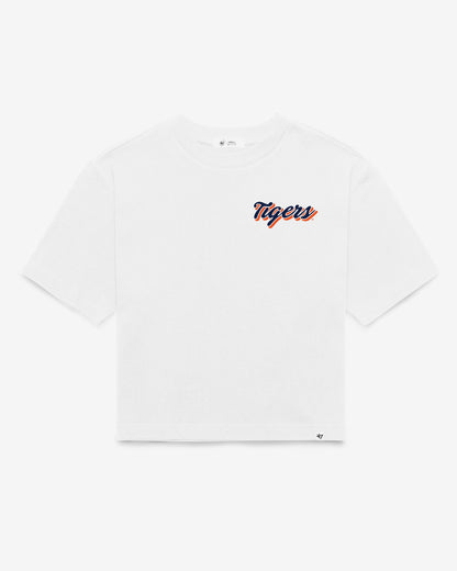 DETROIT TIGERS COLLAGE SCRIPT '47 REED CITY TEE WOMENS