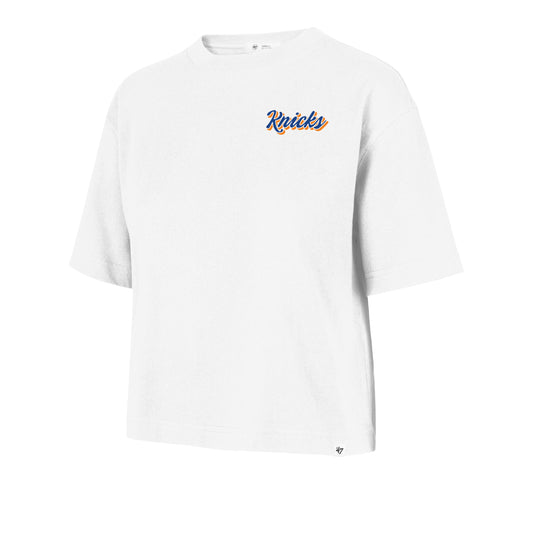NEW YORK KNICKS COLLAGE SCRIPT '47 REED CITY TEE WOMENS