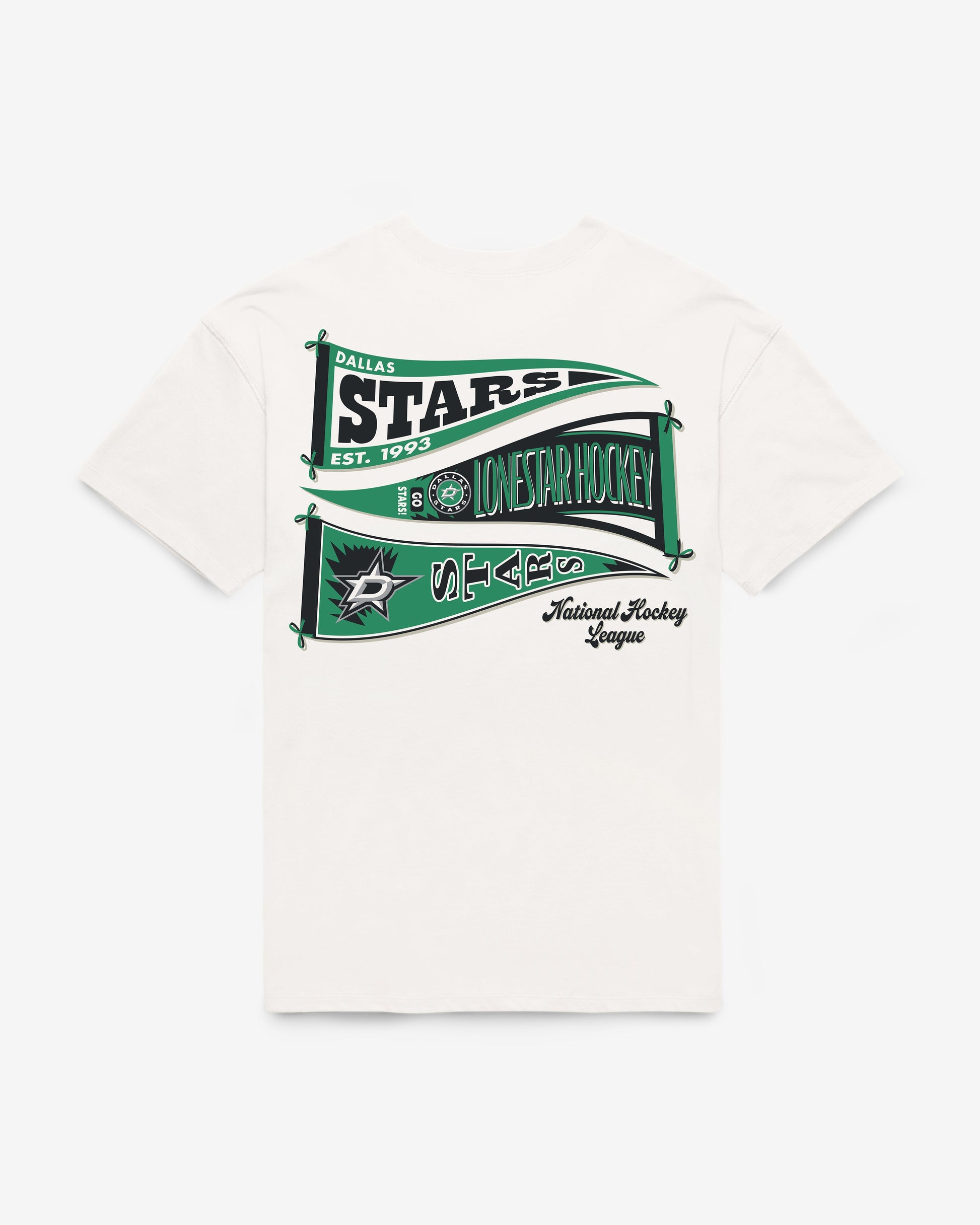 DALLAS STARS BOW AND BANNER BACKER '47 SADIE TEE WOMENS