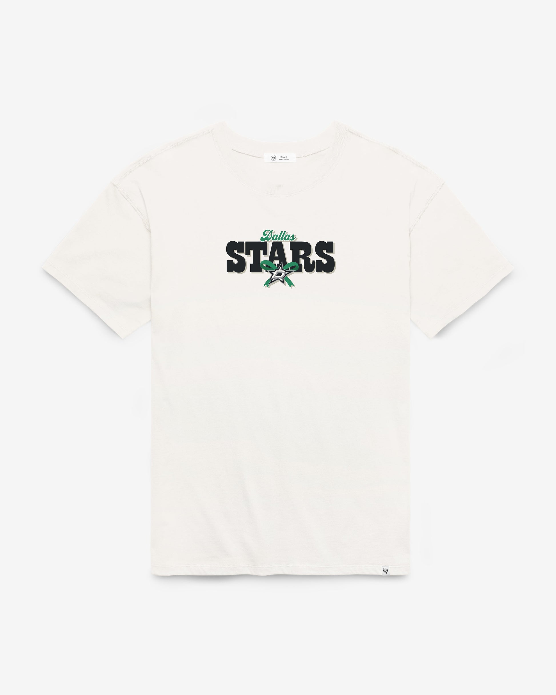 DALLAS STARS BOW AND BANNER BACKER '47 SADIE TEE WOMENS