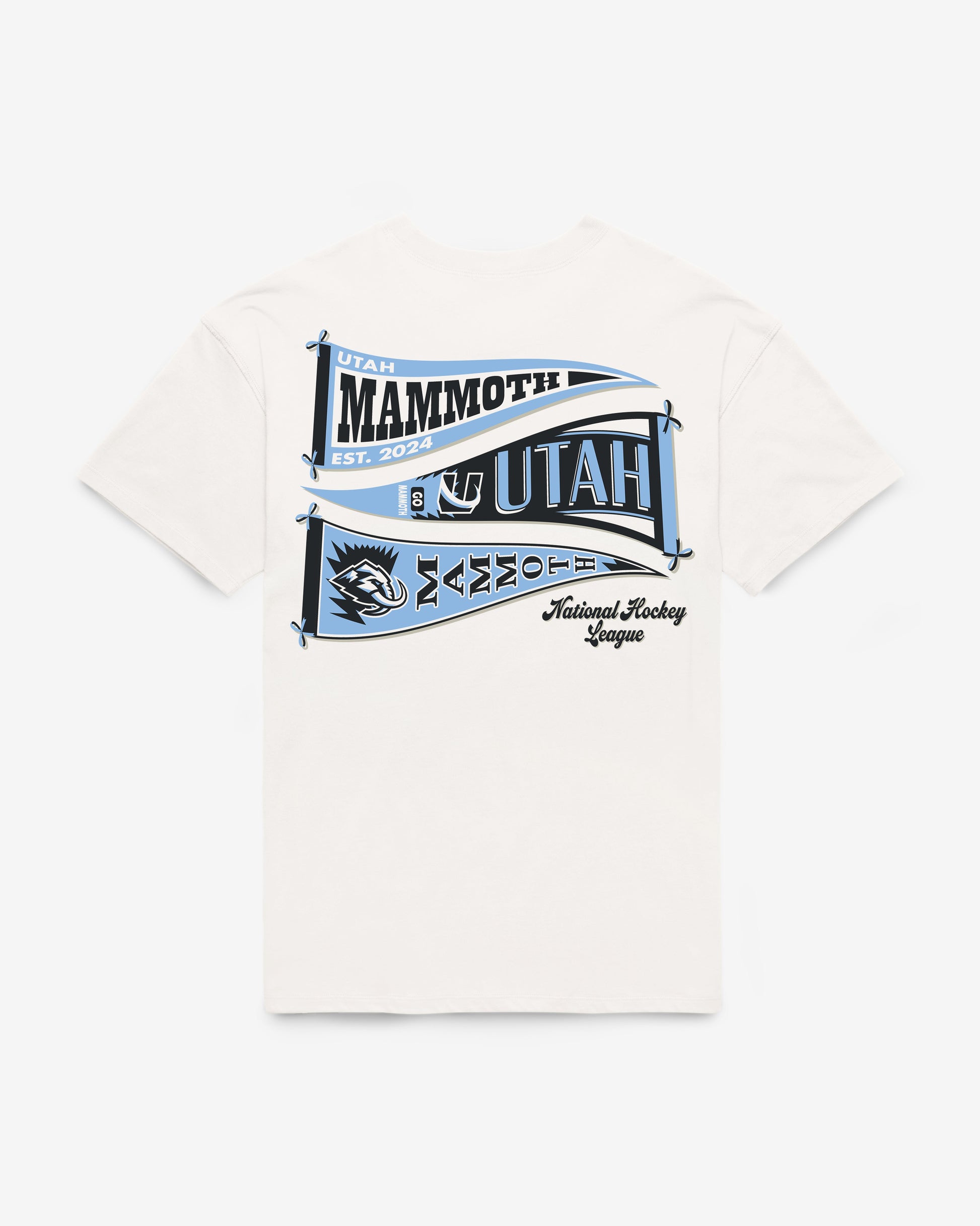 UTAH MAMMOTH BOW AND BANNER BACKER '47 SADIE TEE WOMENS