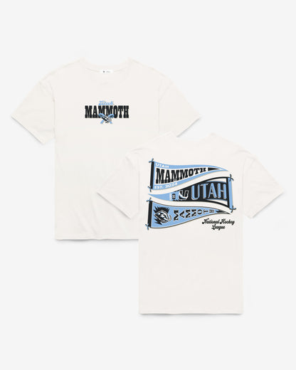 UTAH MAMMOTH BOW AND BANNER BACKER '47 SADIE TEE WOMENS