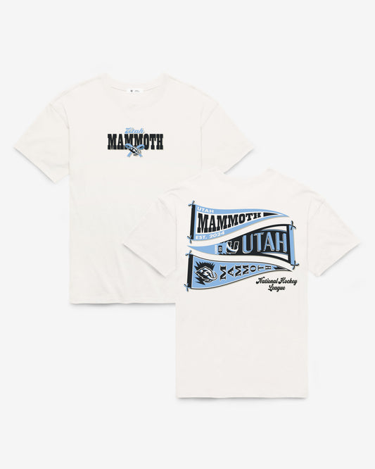 UTAH MAMMOTH BOW AND BANNER BACKER '47 SADIE TEE WOMENS