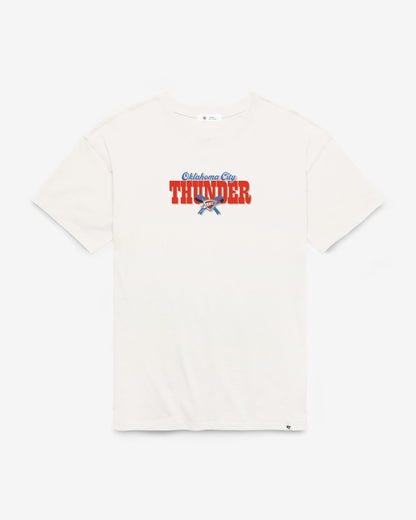 OKLAHOMA CITY THUNDER BOW AND BANNER BACKER '47 SADIE TEE WOMENS