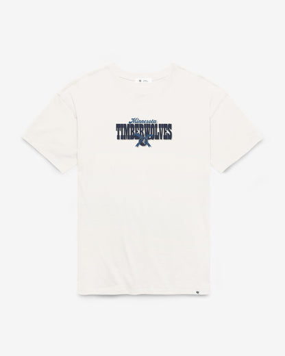 MINNESOTA TIMBERWOLVES BOW AND BANNER BACKER '47 SADIE TEE WOMENS