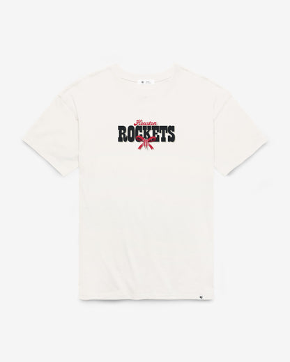HOUSTON ROCKETS BOW AND BANNER BACKER '47 SADIE TEE WOMENS