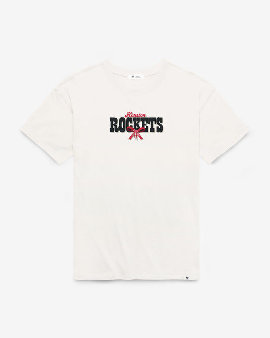 HOUSTON ROCKETS BOW AND BANNER BACKER '47 SADIE TEE WOMENS