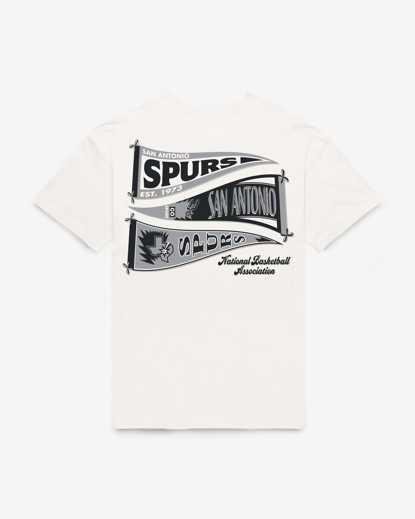 SAN ANTONIO SPURS BOW AND BANNER BACKER '47 SADIE TEE WOMENS