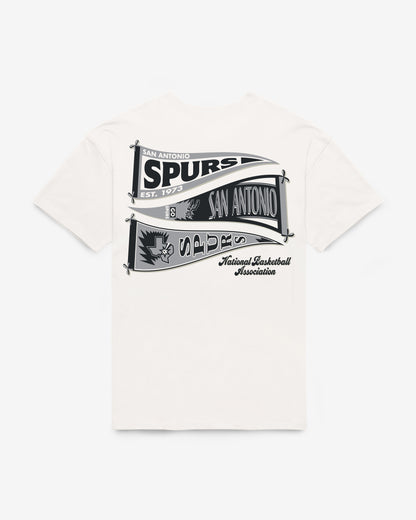SAN ANTONIO SPURS BOW AND BANNER BACKER '47 SADIE TEE WOMENS