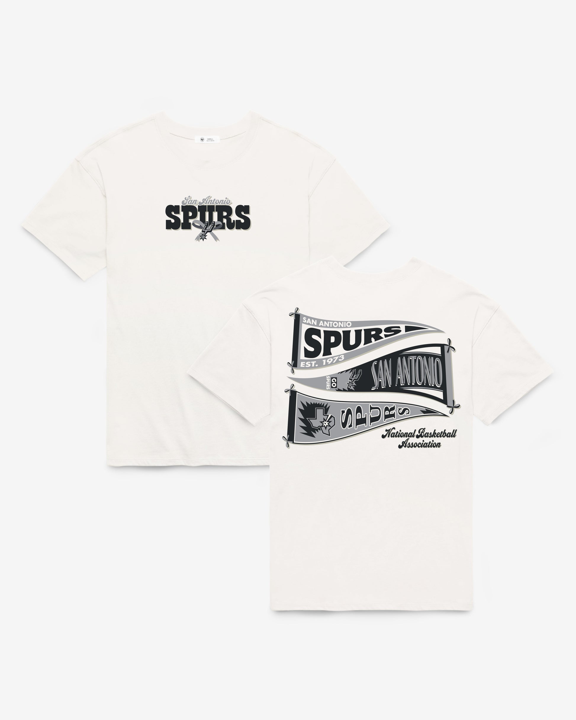 SAN ANTONIO SPURS BOW AND BANNER BACKER '47 SADIE TEE WOMENS