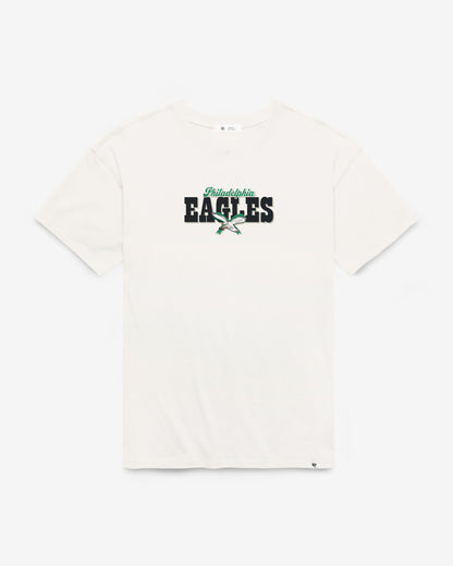 PHILADELPHIA EAGLES HISTORIC BOW AND BANNER BACKER '47 SADIE TEE WOMENS