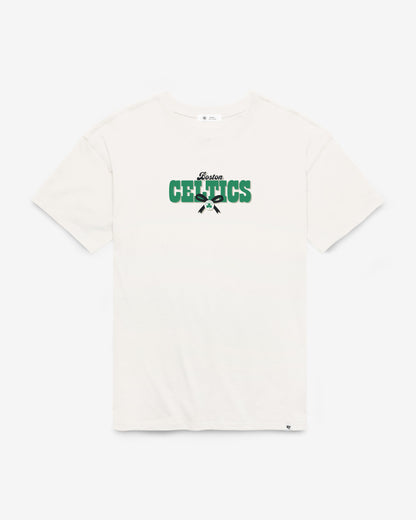 BOSTON CELTICS BOW AND BANNER BACKER '47 SADIE TEE WOMENS