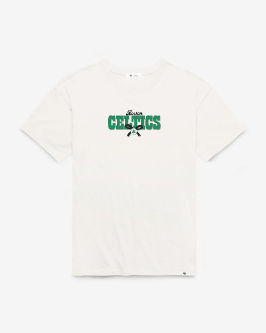 BOSTON CELTICS BOW AND BANNER BACKER '47 SADIE TEE WOMENS