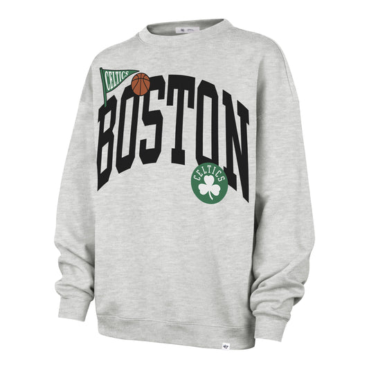 BOSTON CELTICS ARCHED ICON '47 OVERSIZED CREW WOMENS