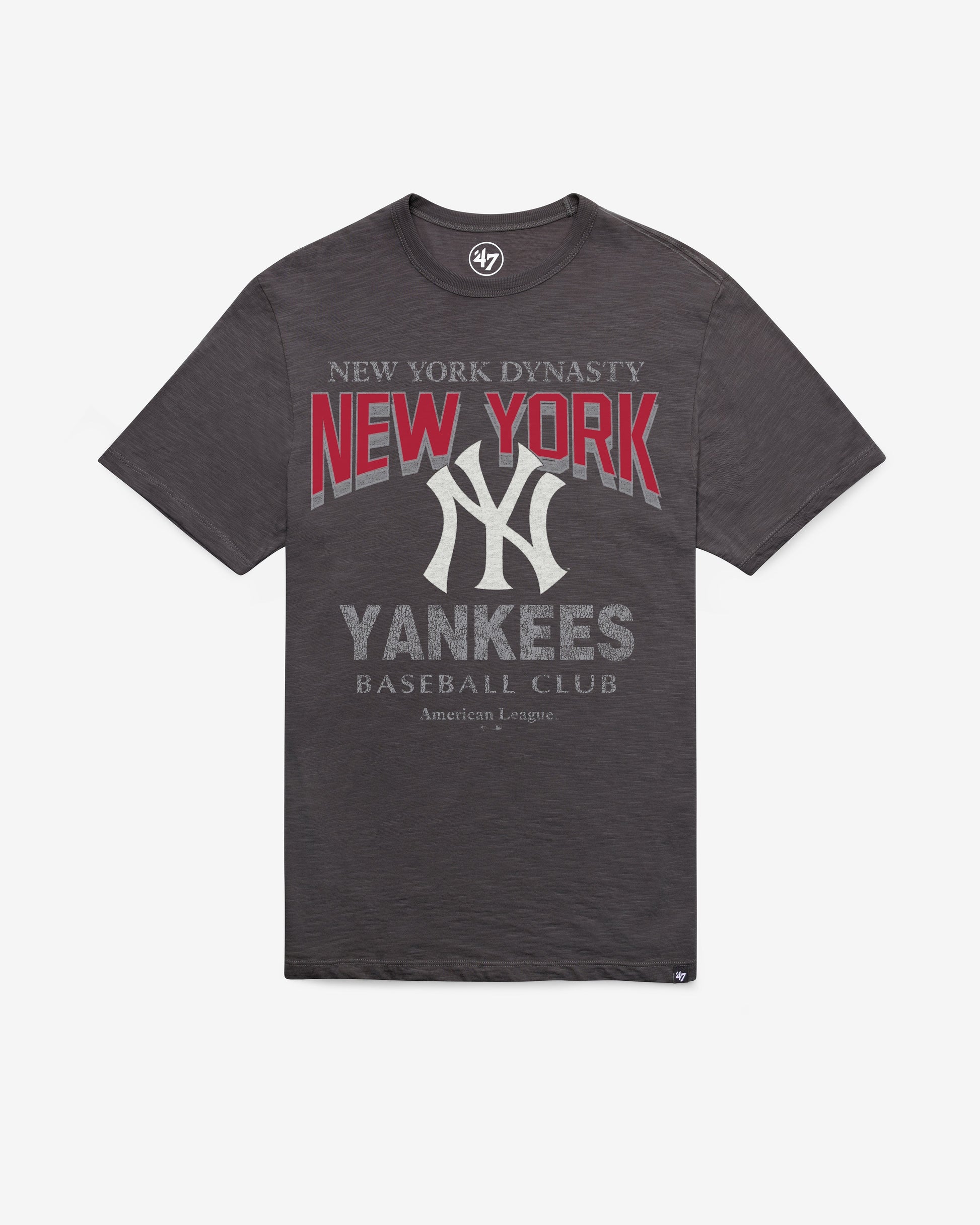 NEW YORK YANKEES HEAD ON '47 SCRUM TEE