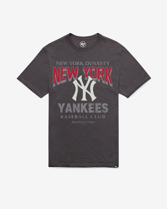 NEW YORK YANKEES HEAD ON '47 SCRUM TEE