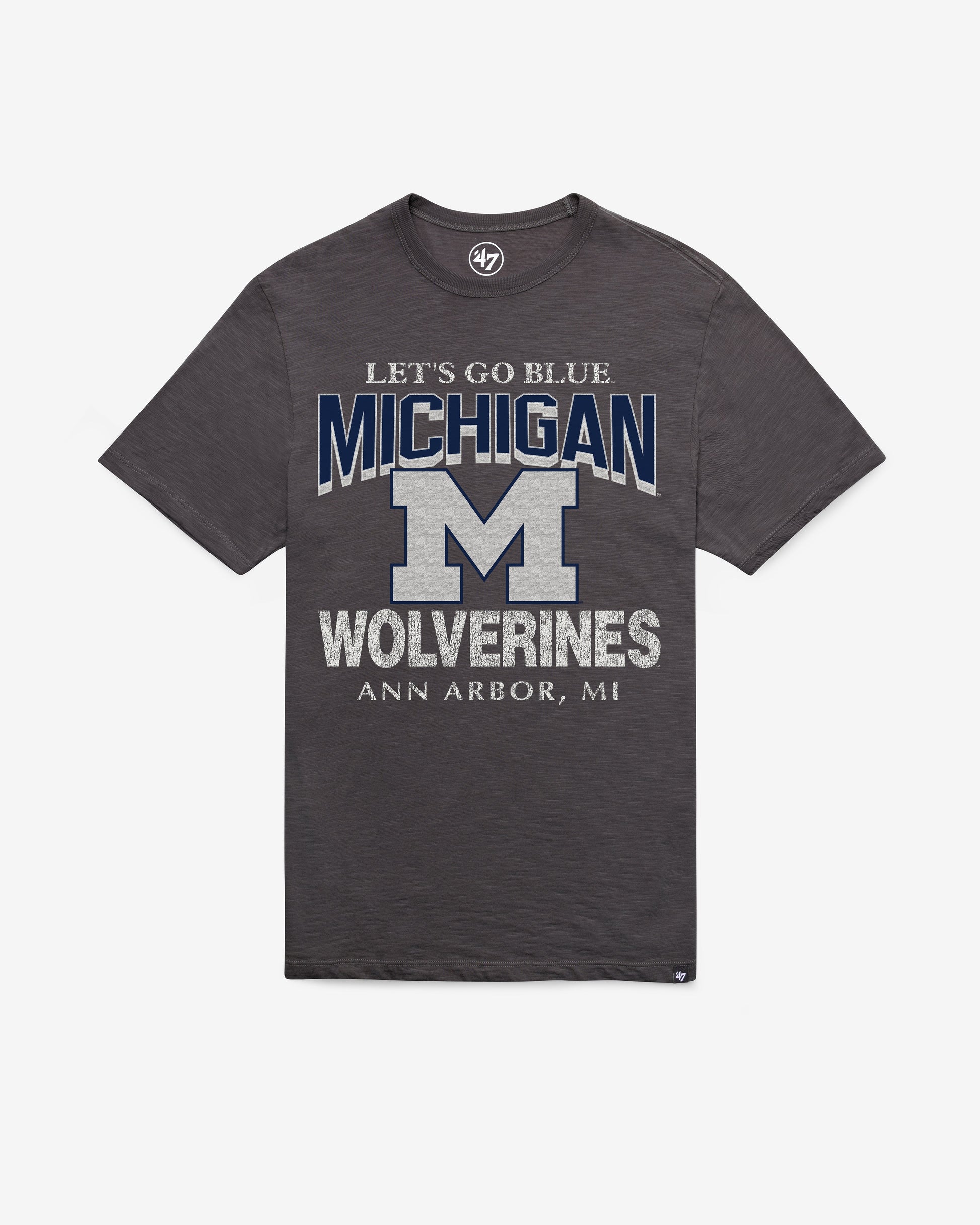 MICHIGAN WOLVERINES HEAD ON '47 SCRUM TEE