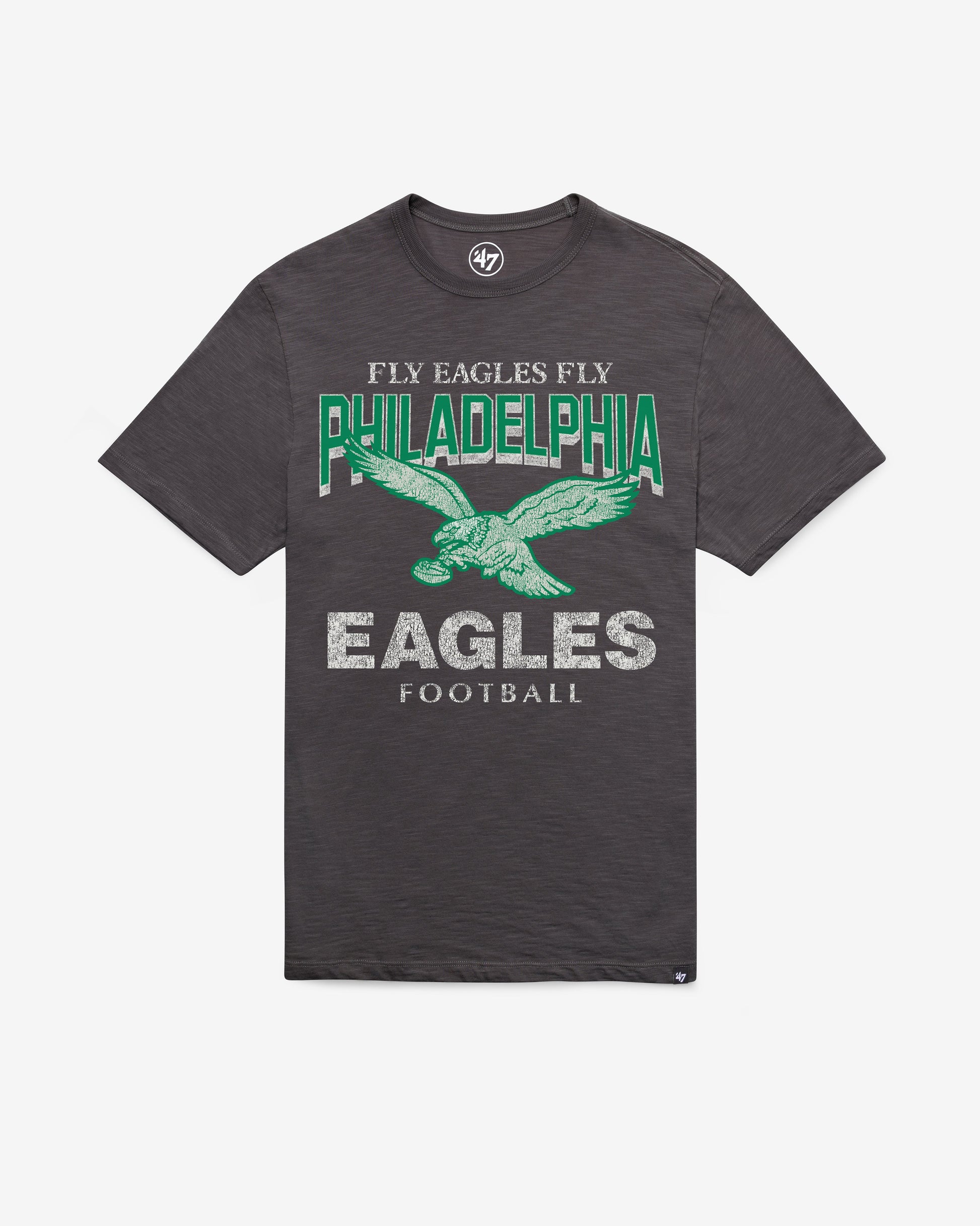 PHILADELPHIA EAGLES HISTORIC HEAD ON '47 SCRUM TEE