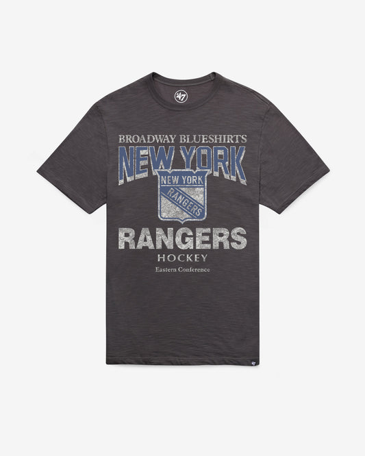 NEW YORK RANGERS HEAD ON '47 SCRUM TEE