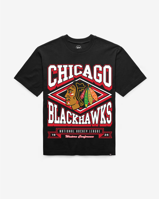 CHICAGO BLACKHAWKS HEATER '47 FOUNDATION TEE