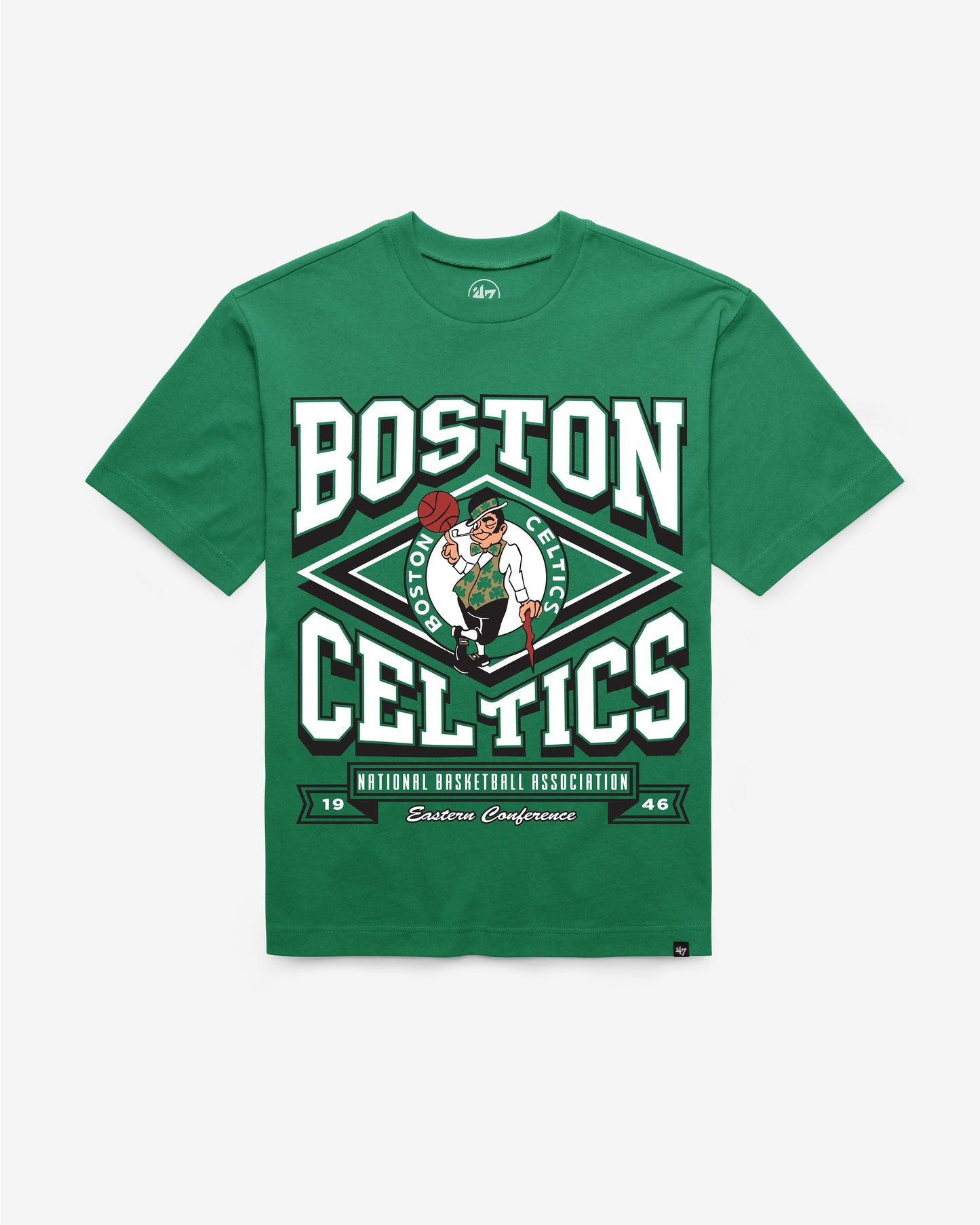 BOSTON CELTICS HEATER '47 FOUNDATION TEE